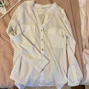 Calvin Klein white blouse